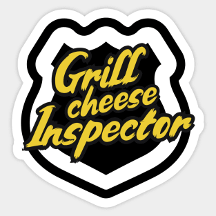 Grill Cheese Inspector Sticker